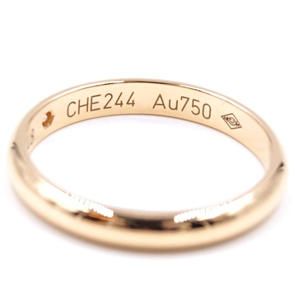 Pink Gold 18k 750 1895 1p Diamond 4.5 - 4.75 Ring - Picture 6 of 8